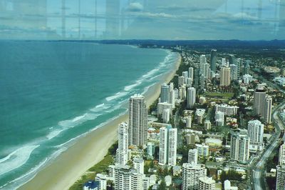 Aerial view of cityscape