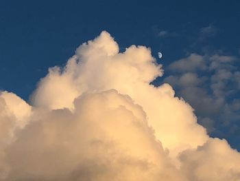 Low angle view of clouds in sky