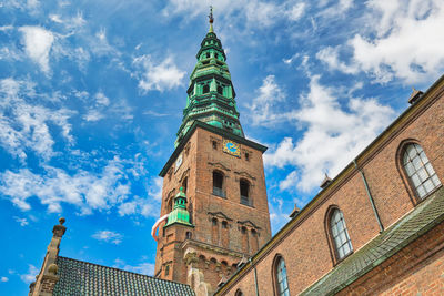 Low angle view of building against sky