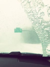 Close-up of wet window in rainy season