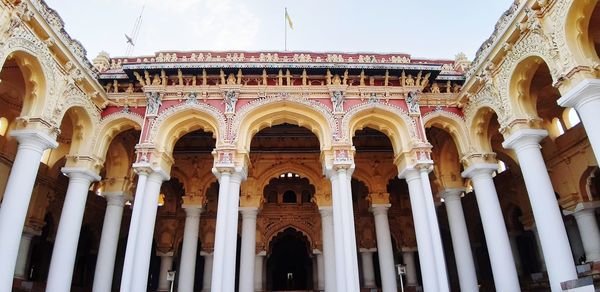 Low angle view of historical building