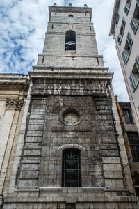 Low angle view of building against sky