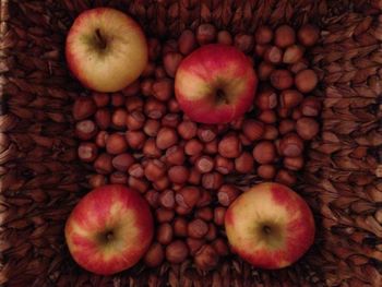 Full frame shot of apples