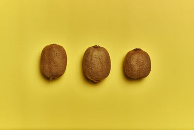 Close-up of fruits against white background