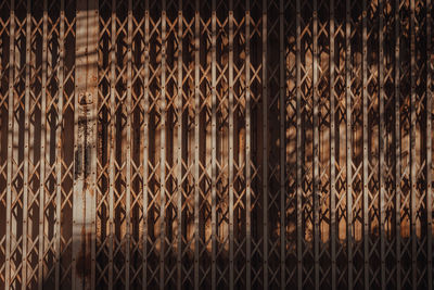 Metal door rusty corroded texture background an old iron door that rusted.