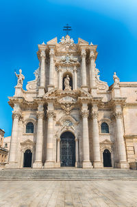 Low angle view of historical building