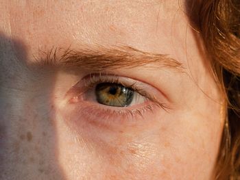 Close-up portrait of woman