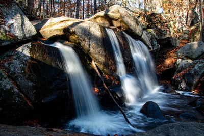 View of waterfall