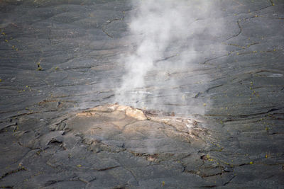 Scenic view of waterfall