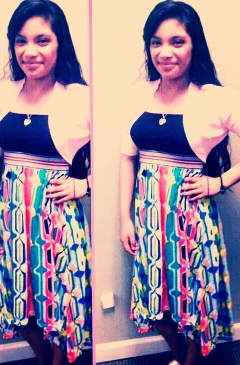 The other day! #dress #long #colorful #happiness #smiles