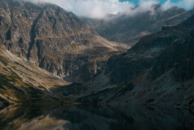 Scenic view of mountains