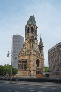 Low angle view of historic building against sky