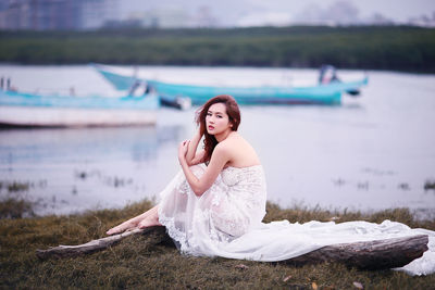 Woman on the beach