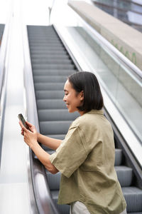 Young man using mobile phone