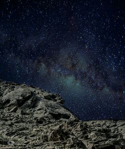 Scenic view of star field at night