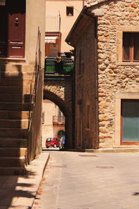 Street amidst buildings in town