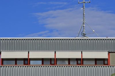 Low angle view of building against sky