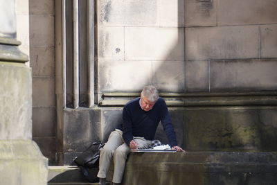 Close-up of woman standing in pond