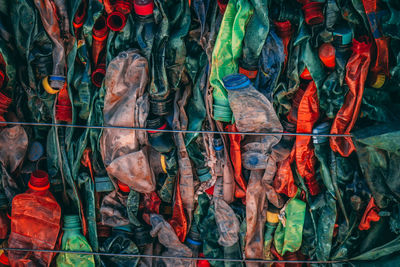 Full frame shot of fish for sale