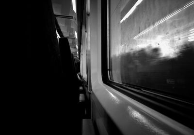 Train at railroad station platform