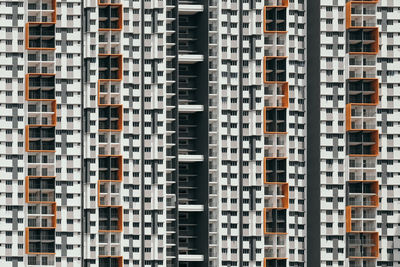 A high density apartment in a city