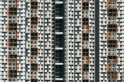 Full frame shot of apartment building