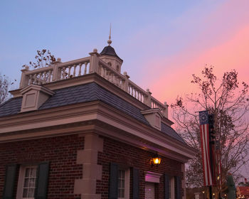 Low angle view of building against sky