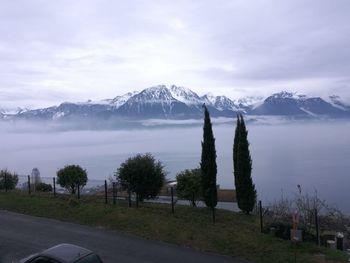 Scenic view of landscape against sky