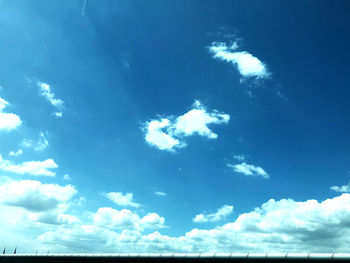 Low angle view of clouds in sky