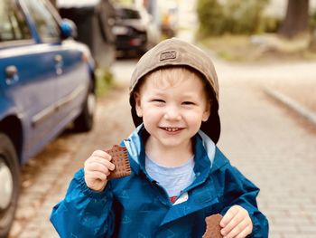 Portrait of a smiling boy