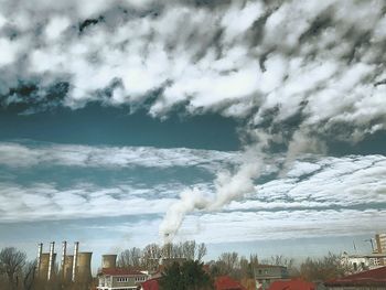 Scenic view of cloudy sky