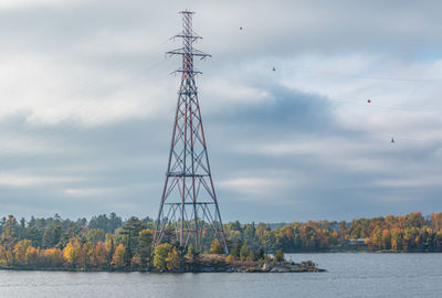 Scenic view of river against sky