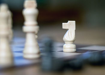 Close-up of chess board