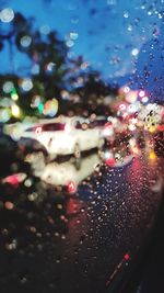 Raindrops on glass window