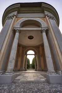 Entrance of historic building