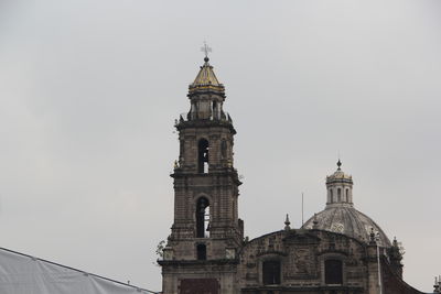 Low angle view of building against sky