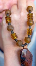 Close-up of human hand