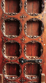 Close-up of metallic structure