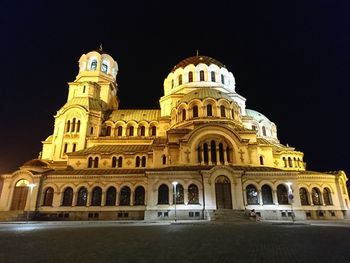 Low angle view of cathedral