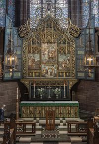 Interior of church