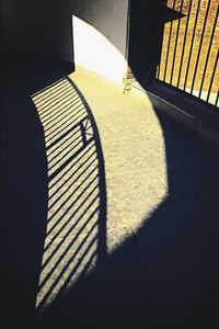 Close-up of shadow on building