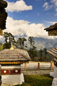 View of church against cloudy sky