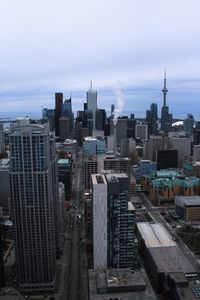 Low angle view of modern buildings