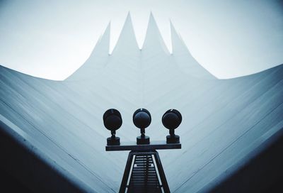 View of built structures against sky