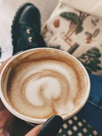 Close-up of coffee cup