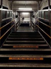 Interior of subway station