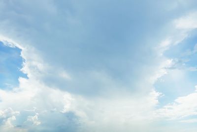 Low angle view of clouds in sky