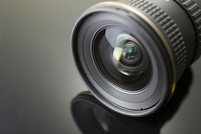 Close-up of camera