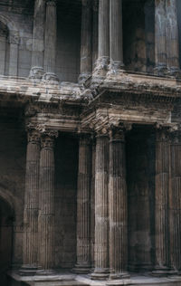 Low angle view of historical building