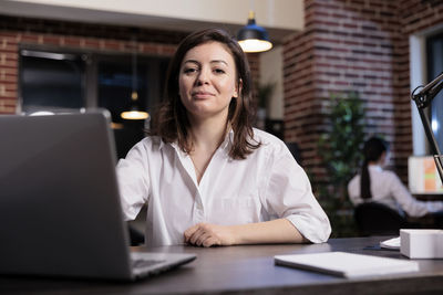 Portrait of businesswoman in office